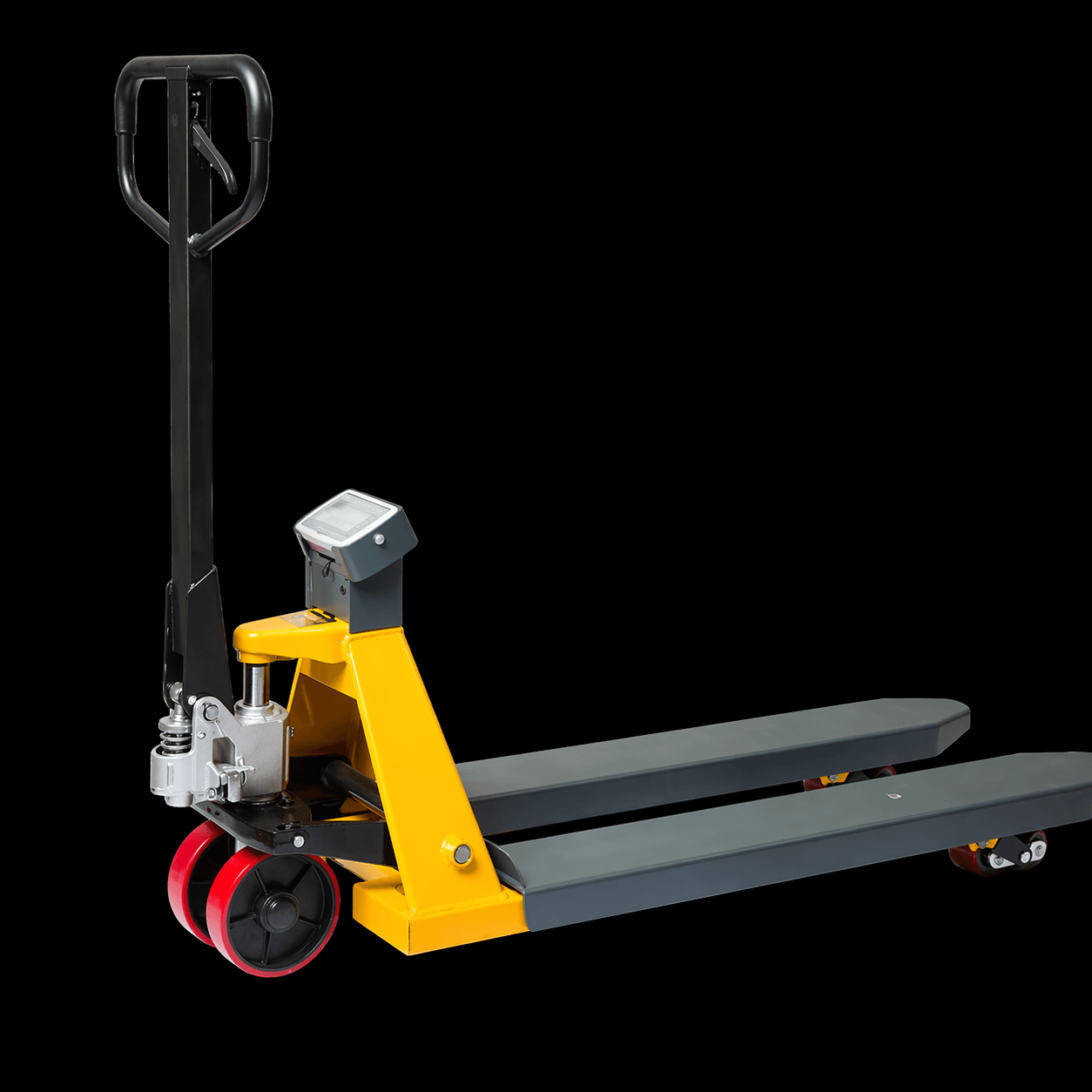 Transpalet manual cu cântar – 2000kg, furci standard 1150mm